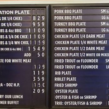 RJ’s Famous Chicken, BBQ & Ribs menu 2
